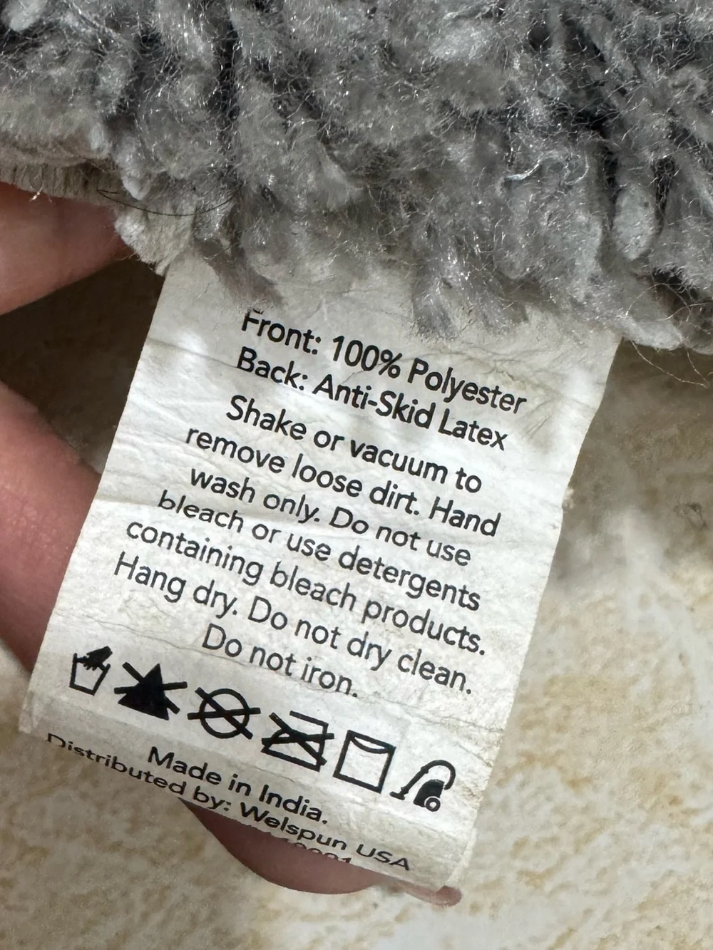Gray Shag Runner Rug - Cozy Home Accent